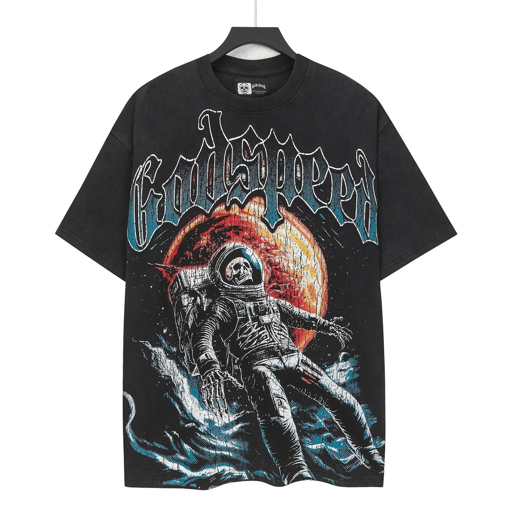 Godspeed Space Tour Astronaut Graphic T-Shirt ¡ª front