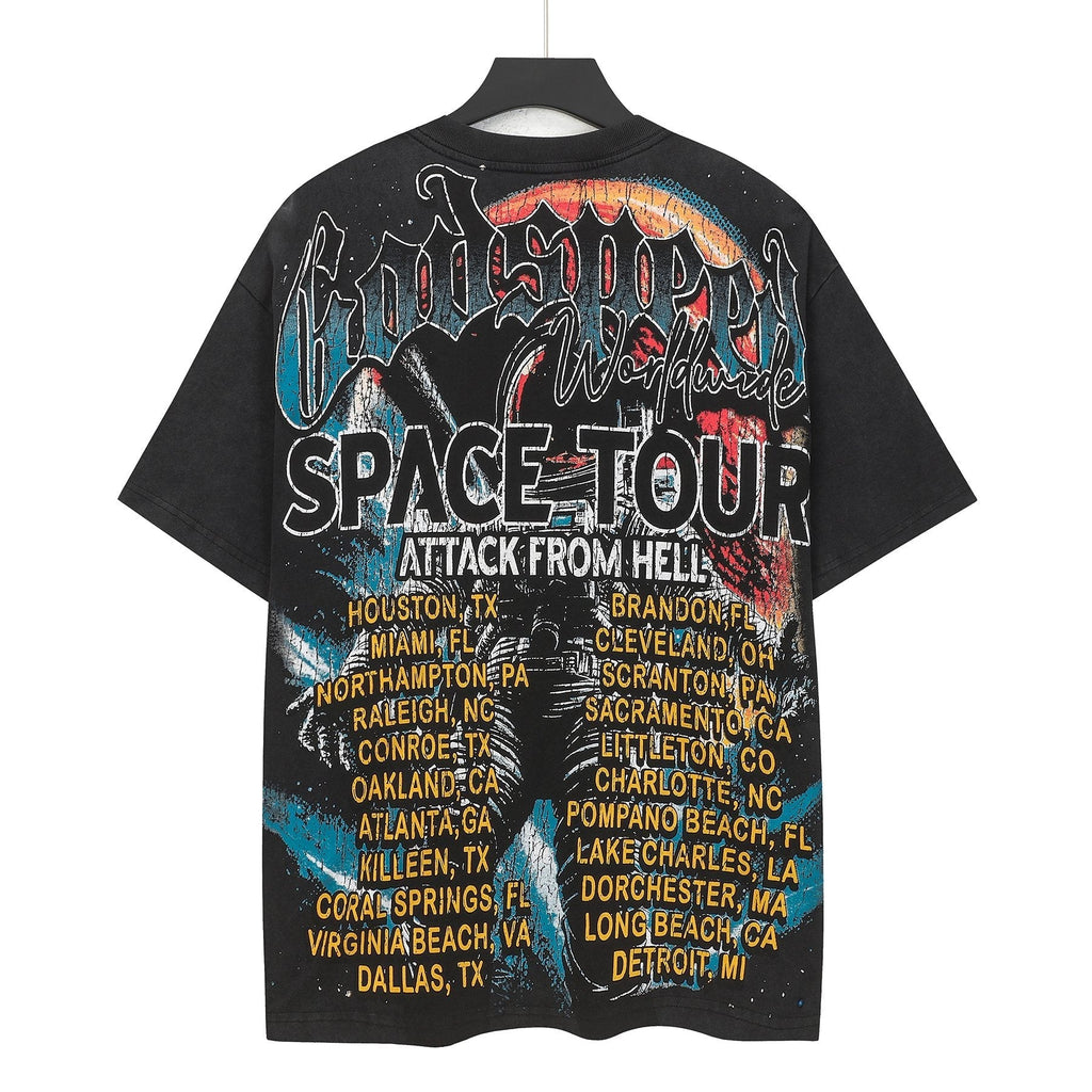Godspeed Space Tour Astronaut Graphic T-Shirt ¡ª back