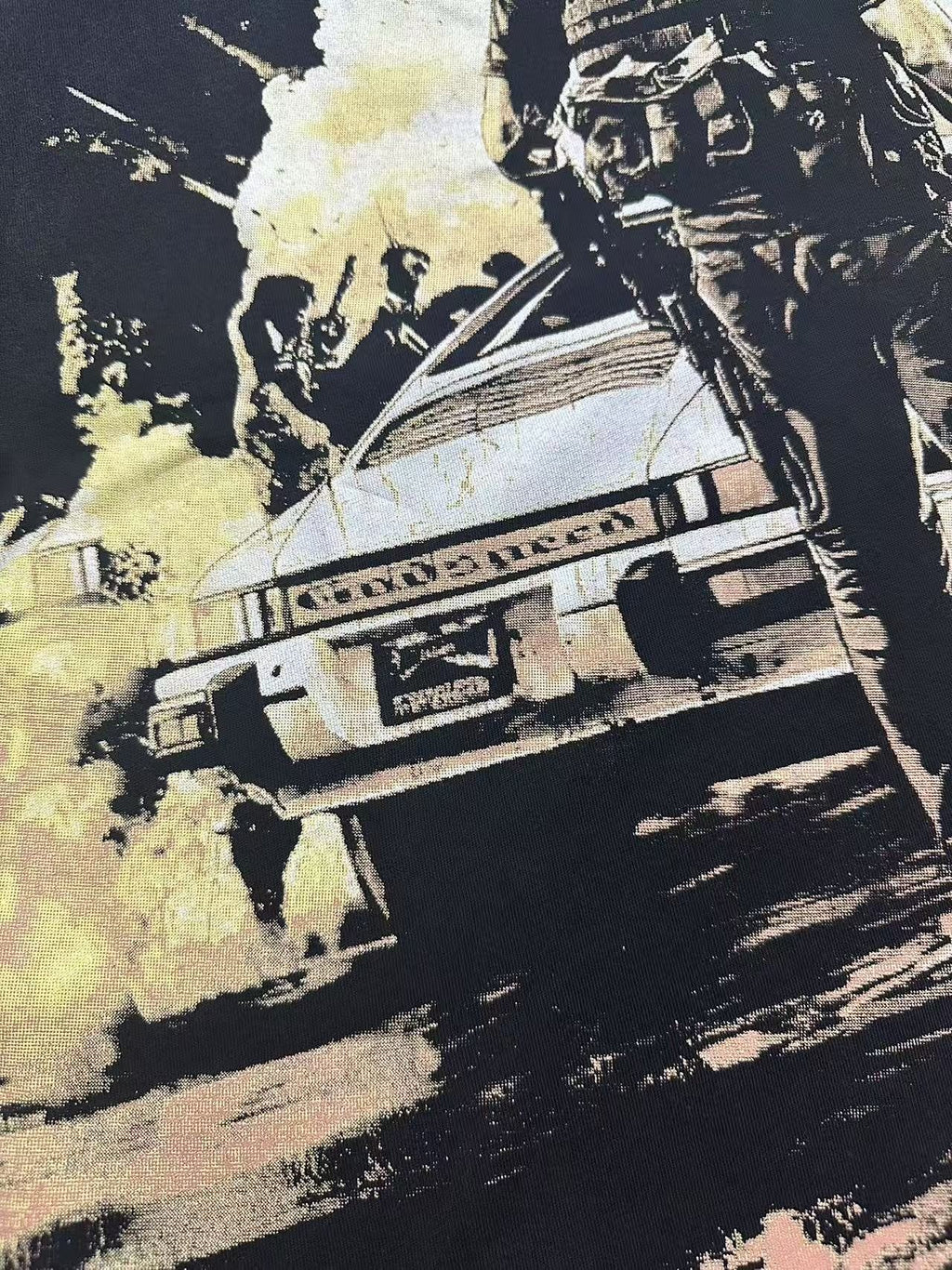 Godspeed Washed Rock Graphic T-Shirt ¡ª detail