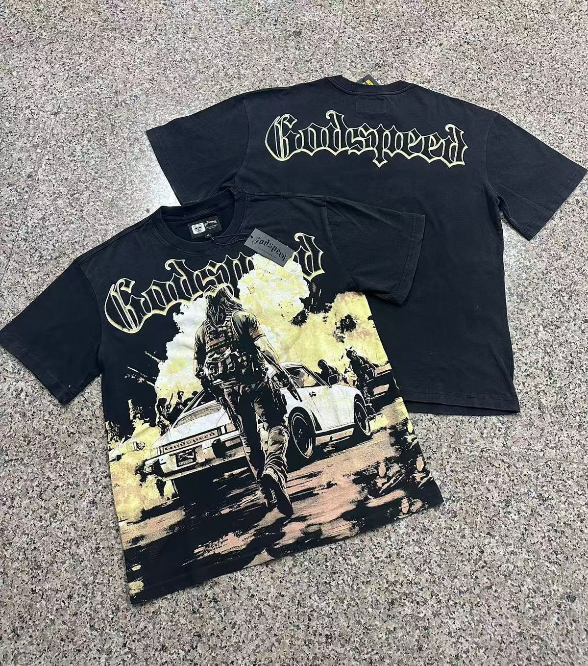 Godspeed Washed Rock Graphic T-Shirt ¡ª context
