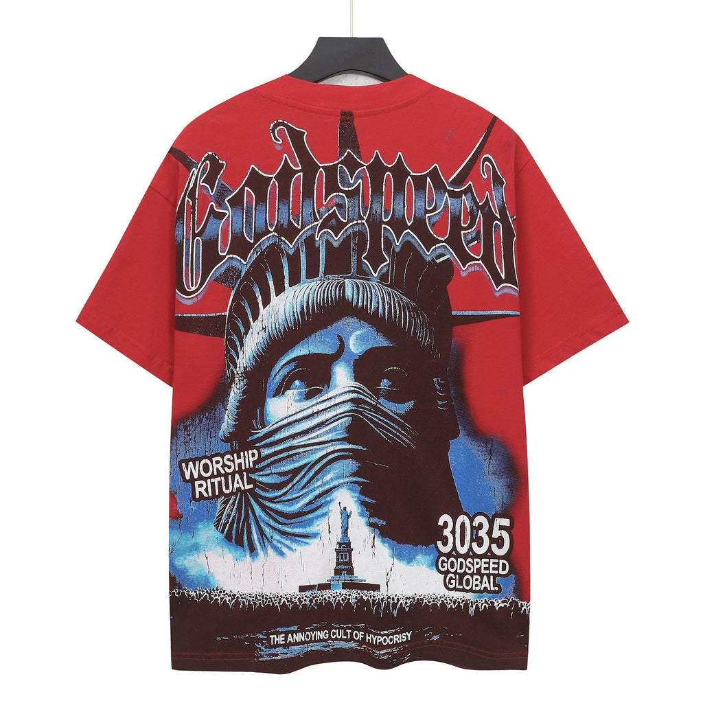 Godspeed Worship Ritual Washed Graphic T-Shirt ¡ª back