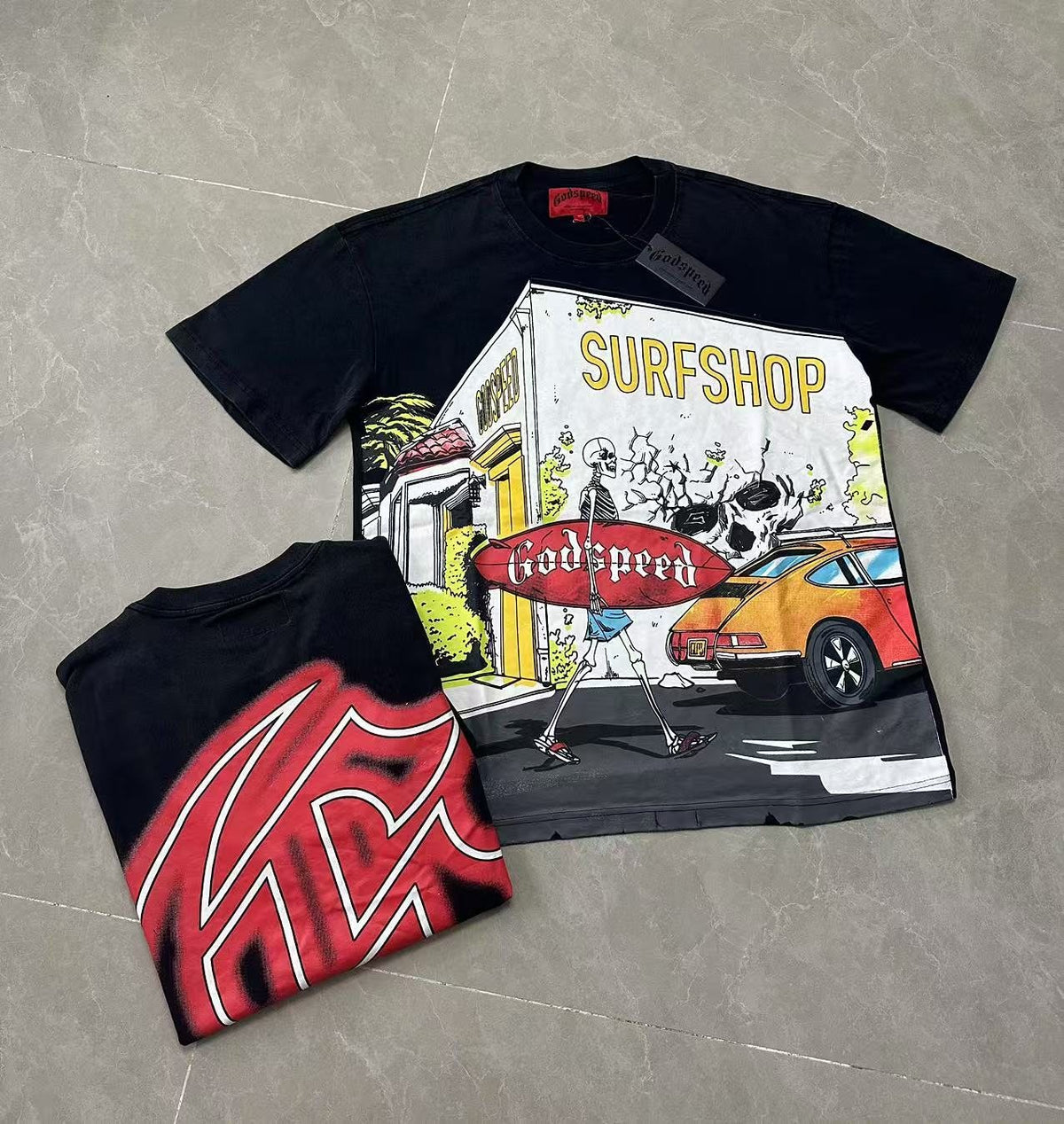 Godspeed Surfshop Graphic T-Shirt ¡ª context