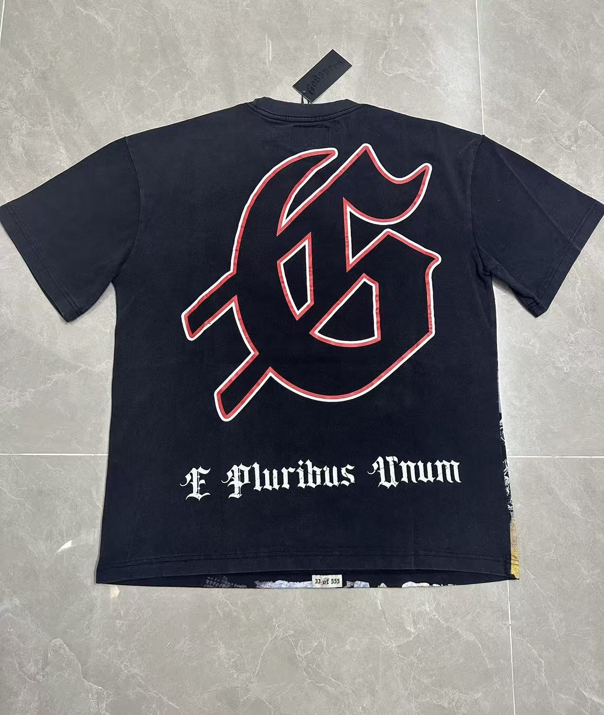 Godspeed Skeleton Horse Washed Black Graphic T-Shirt ¡ª back