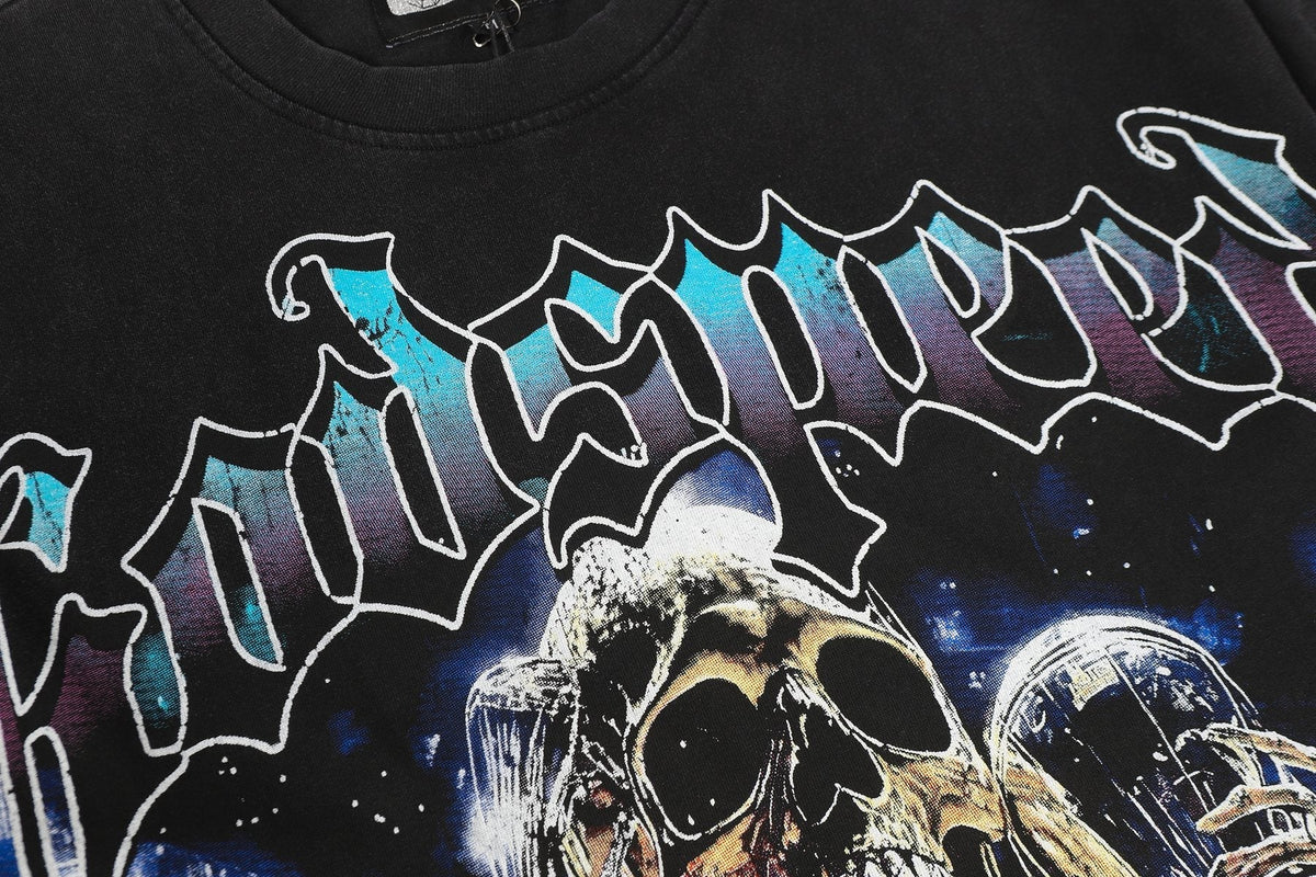 Godspeed Washed Black Graphic T-Shirt ¡ª detail