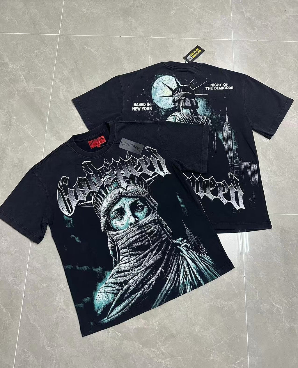 Godspeed Statue of Liberty Graphic T-Shirt ¡ª context