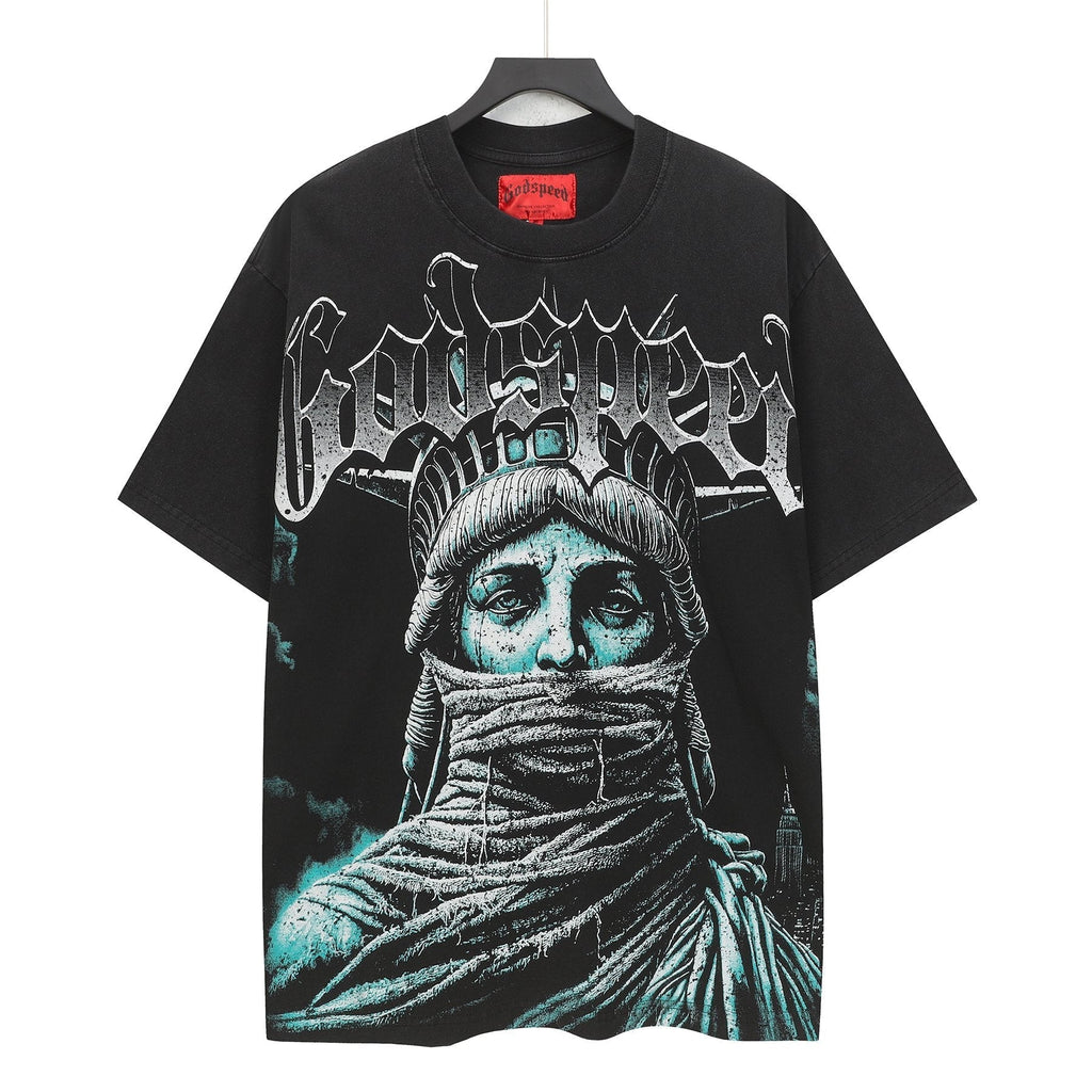 Godspeed Statue of Liberty Graphic T-Shirt ¡ª hero