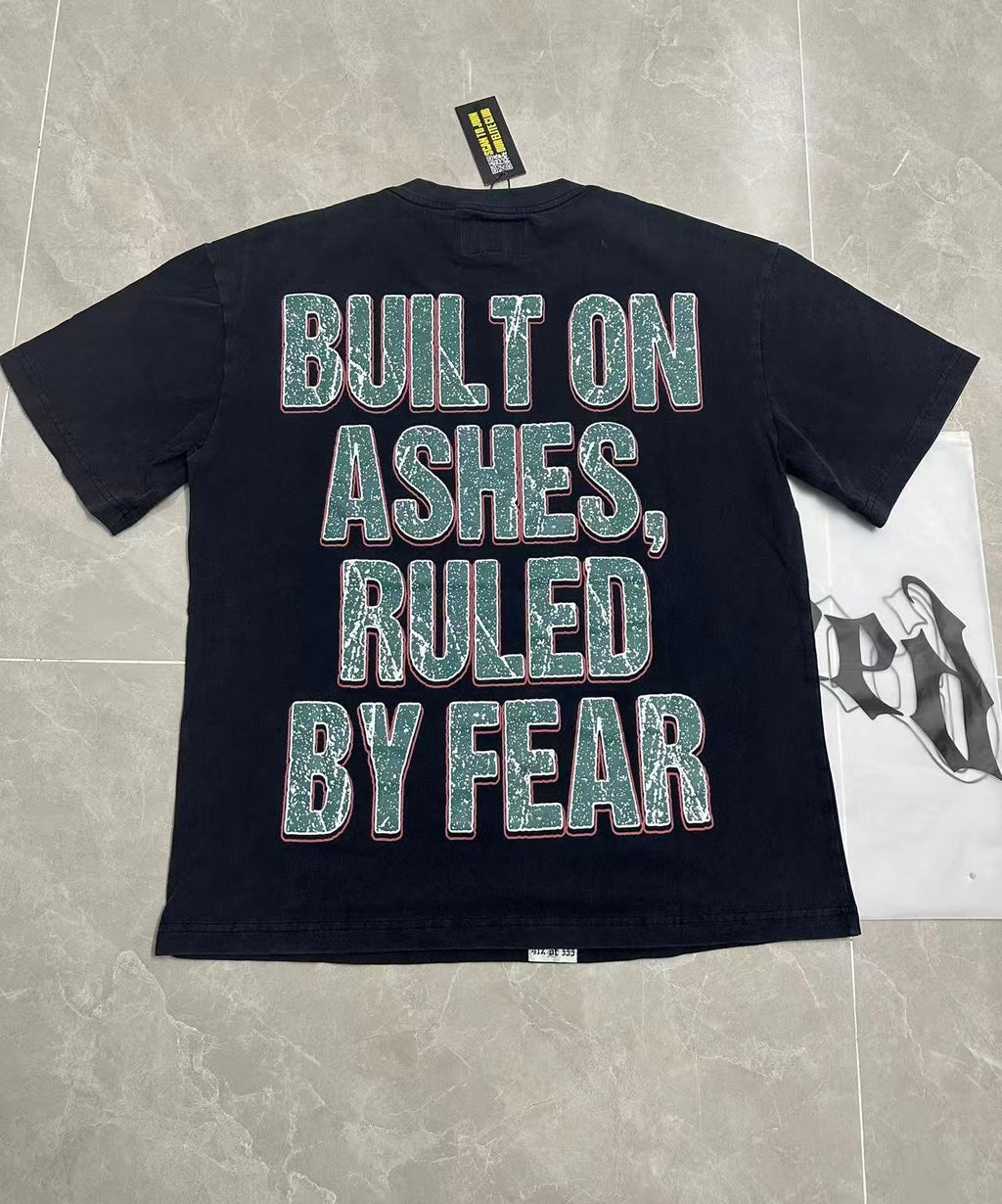 Godspeed Washed Black Skull Graphic T-Shirt ¡ª context