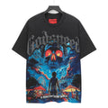Godspeed Skull Graphic Washed Black T-Shirt ¡ª hero