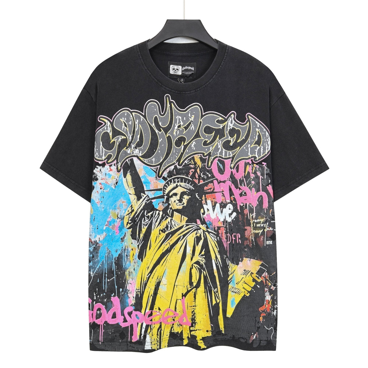 Godspeed Statue of Liberty Graphic T-Shirt ¡ª hero