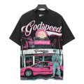 Godspeed Washed Black Rock Graphic T-Shirt ¡ª hero