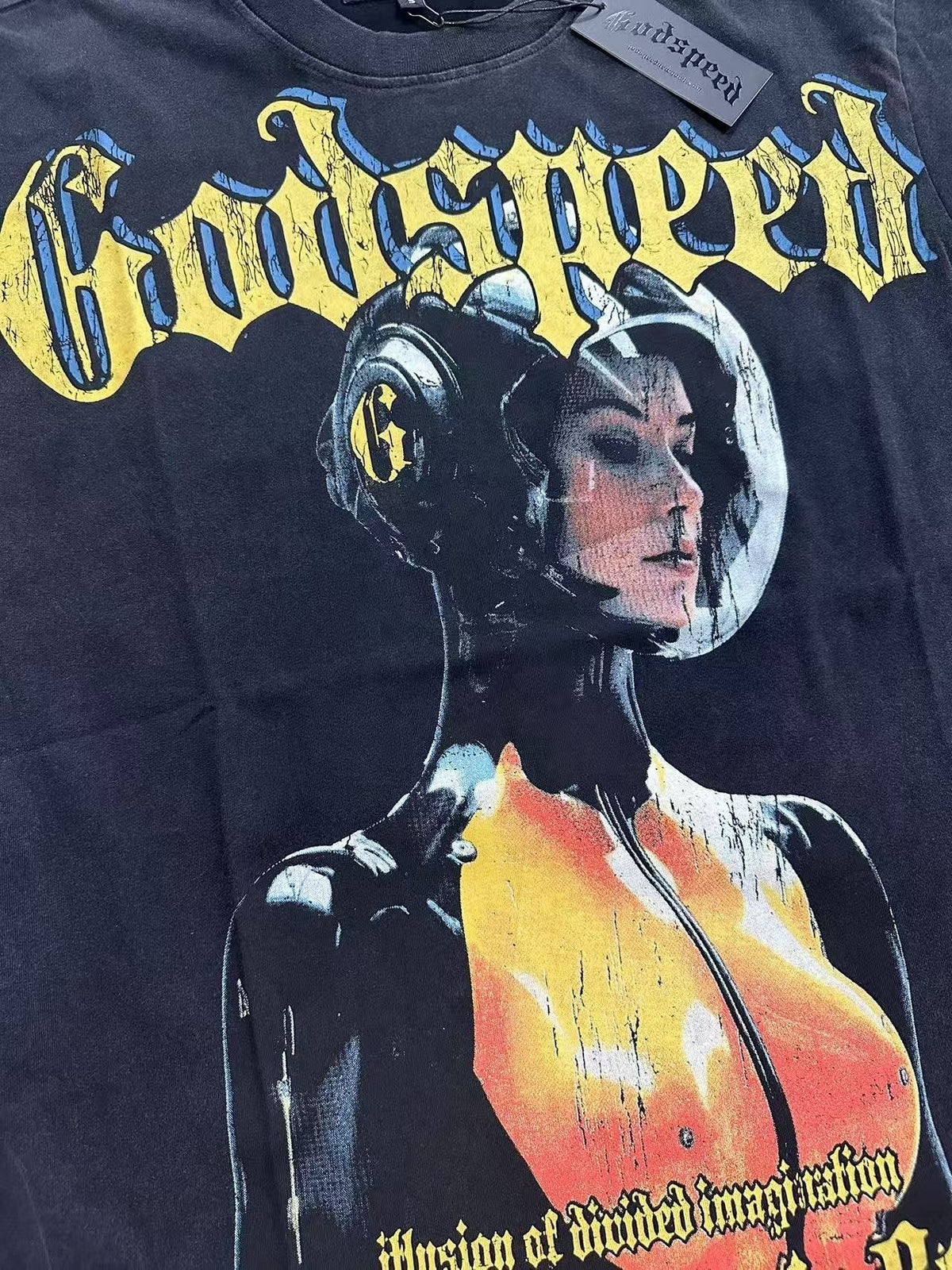 Godspeed Illusion of Divided Imagination Graphic T-Shirt ¡ª detail