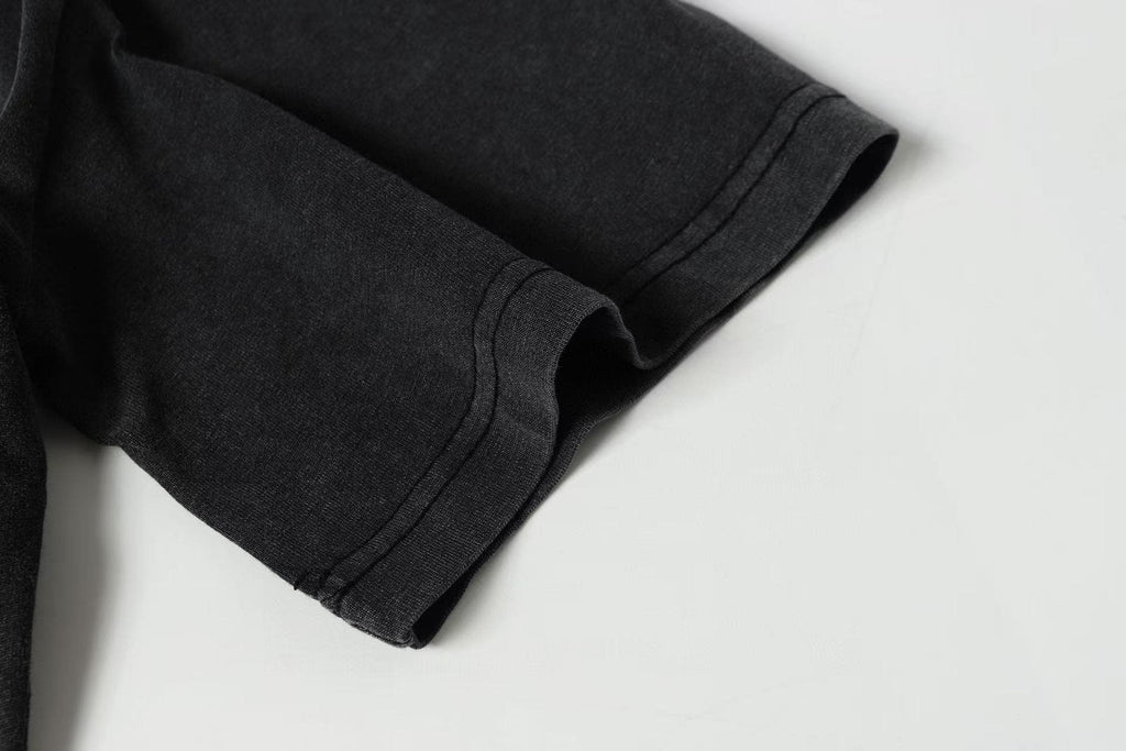 Godspeed Washed Black Rock Graphic T-Shirt ¡ª detail