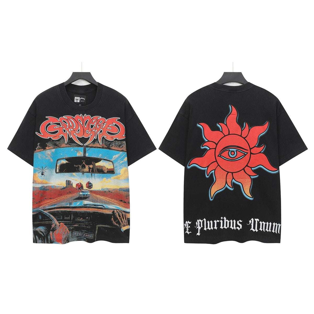 Godspeed Washed Rock Graphic T-Shirt ¡ª front