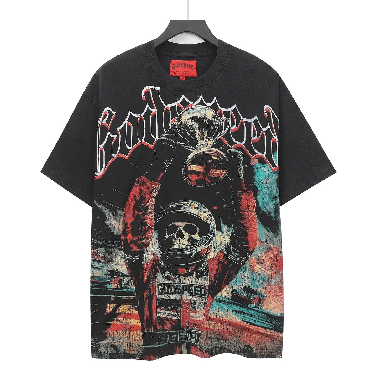 Godspeed Racing Skull Graphic T-Shirt ¡ª hero
