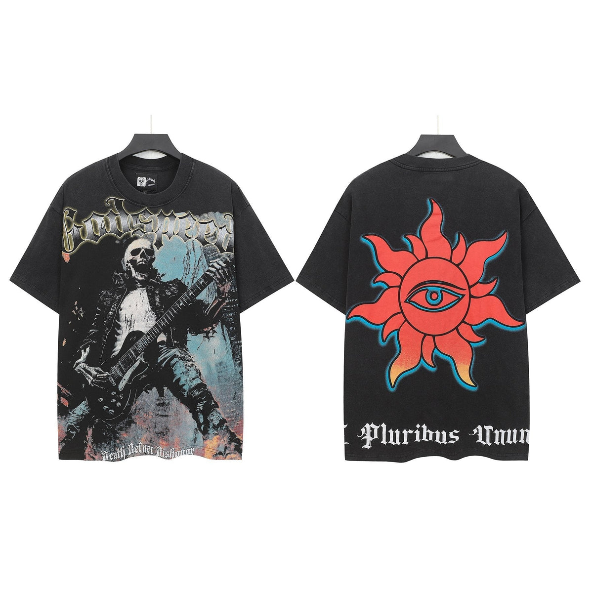 Godspeed Death Before Dishonor Graphic T-Shirt ¡ª hero