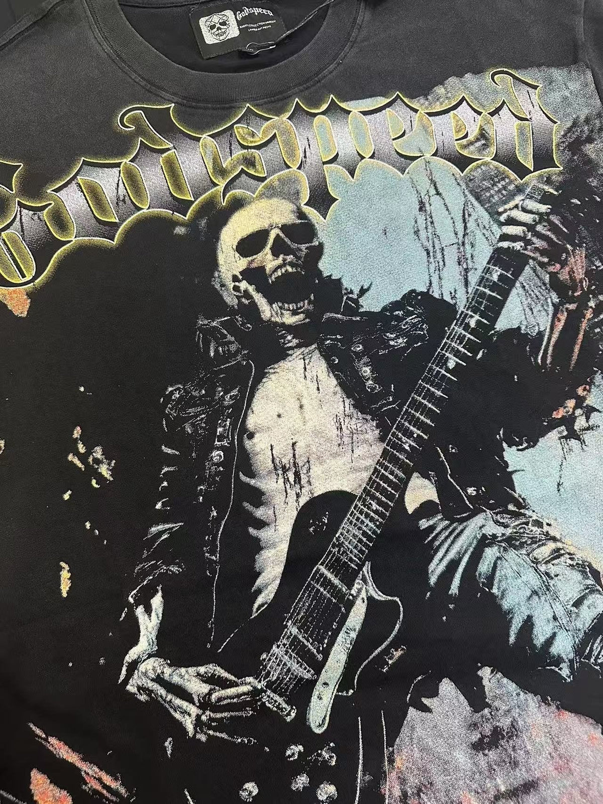 Godspeed Death Before Dishonor Graphic T-Shirt ¡ª detail
