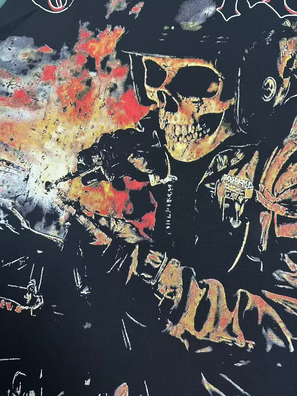 Godspeed Born to Ride Graphic T-Shirt ¡ª detail