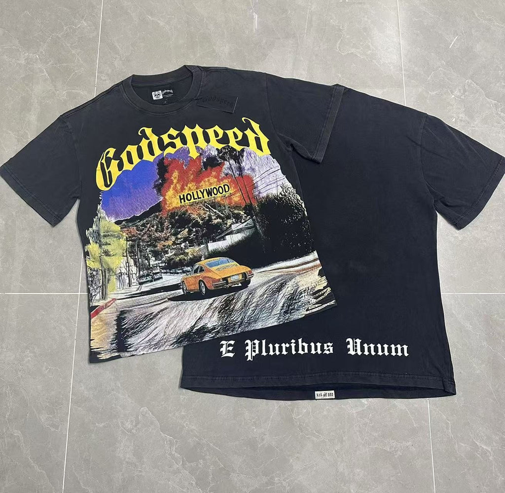 Godspeed Hollywood Graphic T-Shirt ¡ª front