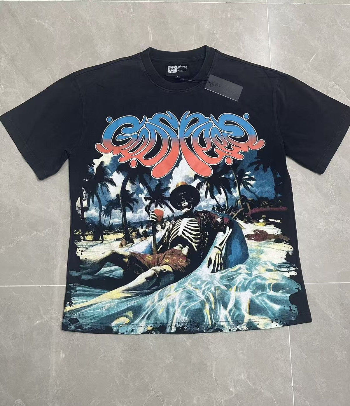 Godspeed Rock Graphic Short-Sleeve T-Shirt ¡ª front