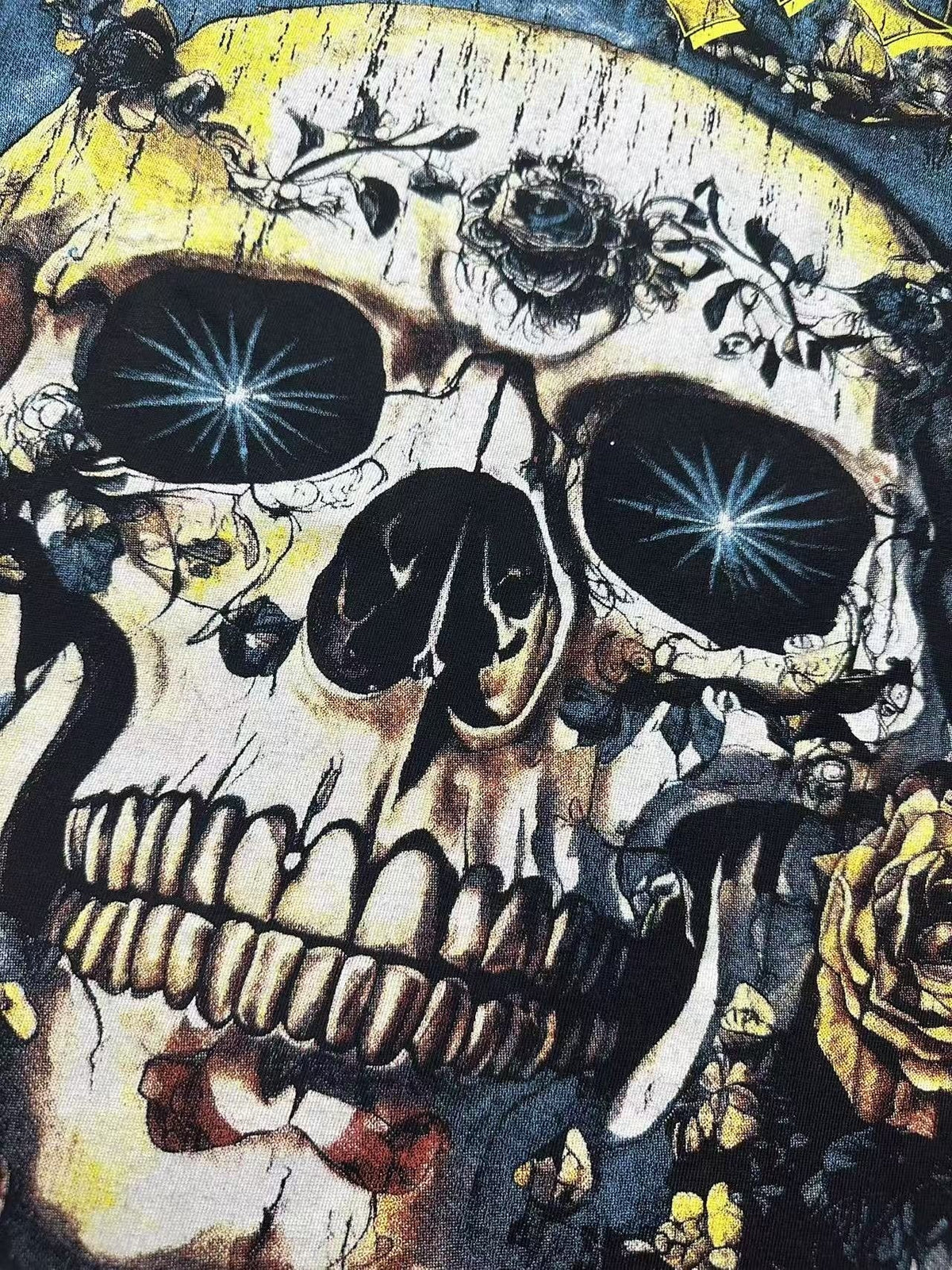 Godspeed Skull & Rose Graphic T-Shirt ¡ª detail