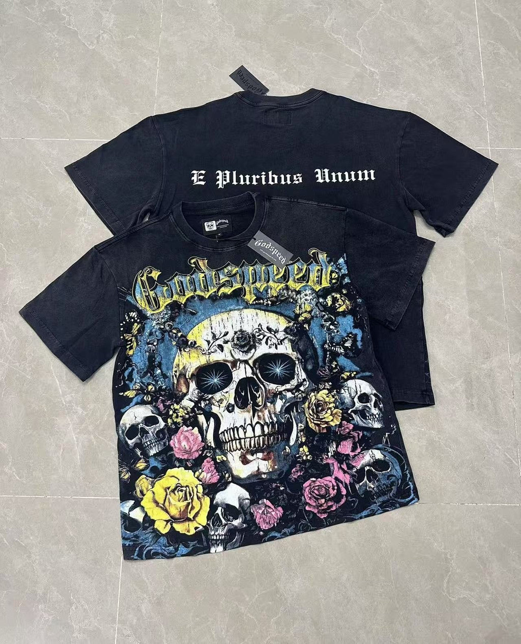 Godspeed Skull & Rose Graphic T-Shirt ¡ª context