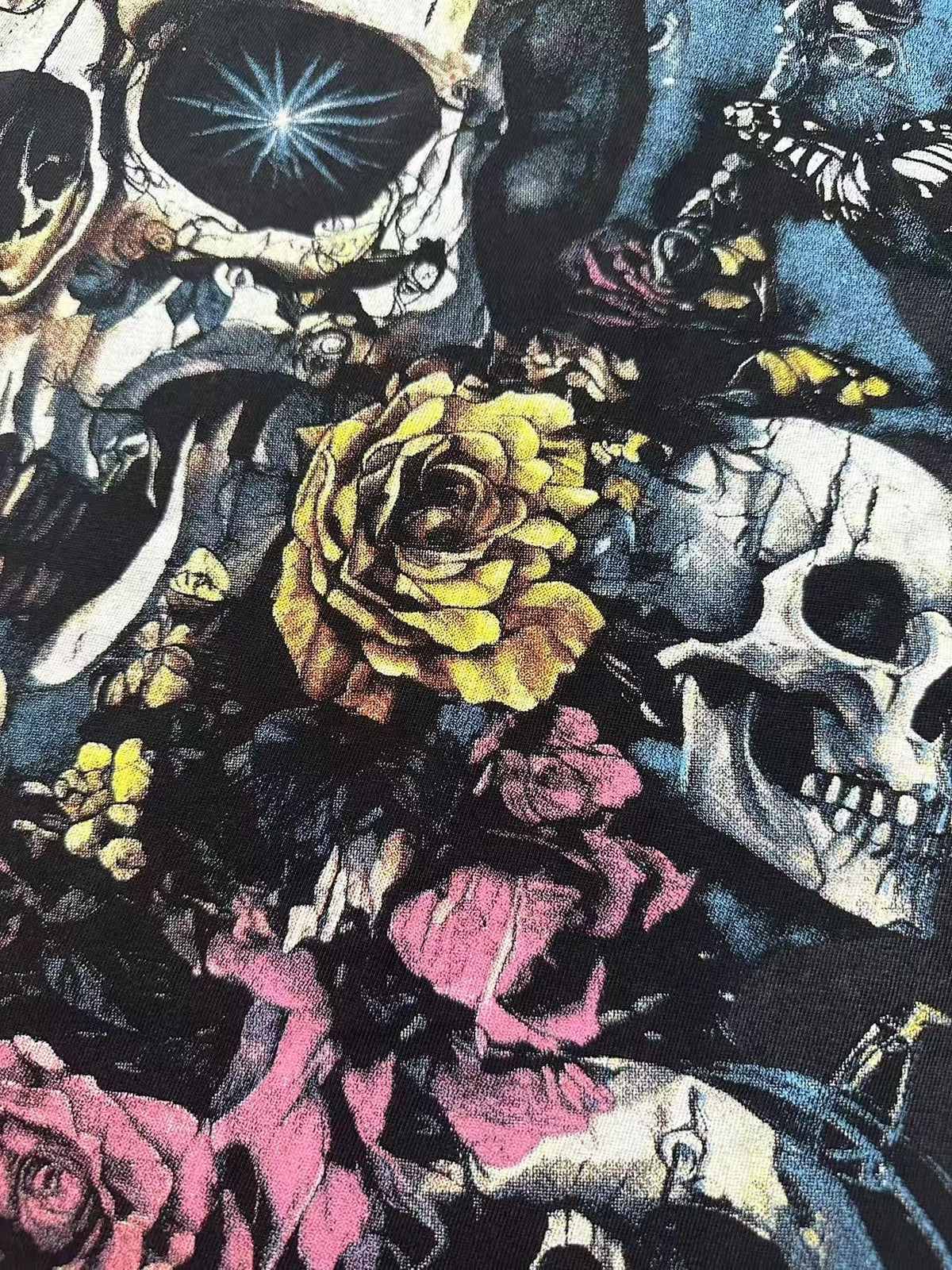Godspeed Skull & Rose Graphic T-Shirt ¡ª detail
