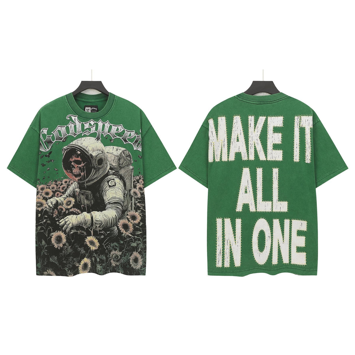 Godspeed Sunflower Astronaut Graphic T-Shirt ¡ª hero