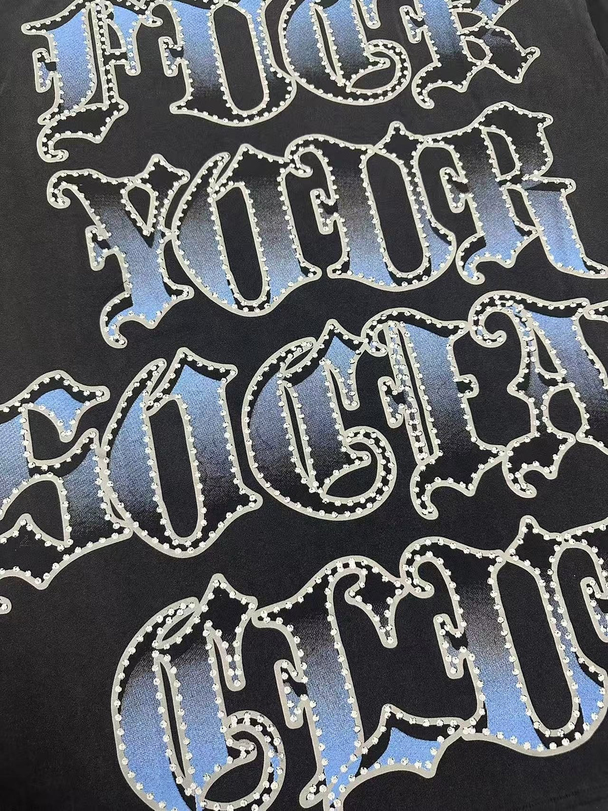 Godspeed Panther Graphic Washed Black T-Shirt ¡ª detail