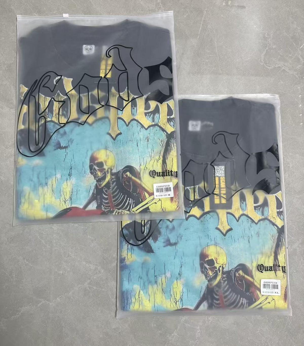 Godspeed Skeleton Jet-Ski Graphic T-Shirt ¡ª context
