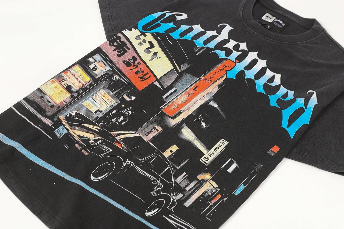Godspeed City Car Graphic T-Shirt ¡ª front