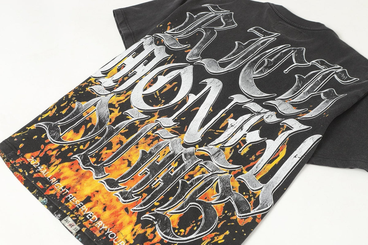 Godspeed Rich Money Drugs Graphic T-Shirt ¡ª detail