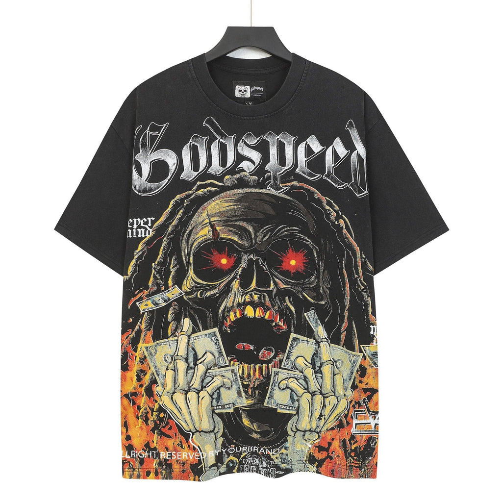 Godspeed Rich Money Drugs Graphic T-Shirt ¡ª hero