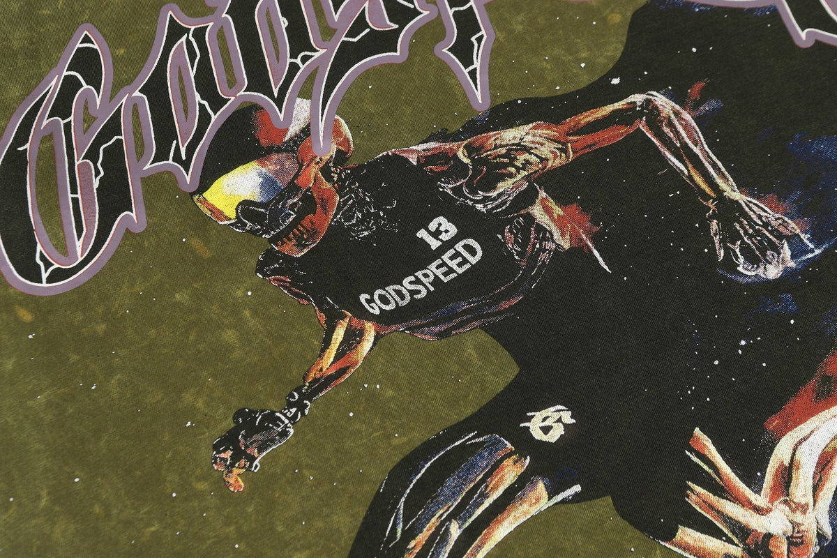 Godspeed Washed Rock Graphic T-Shirt ¡ª detail