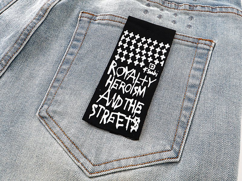 Ksubi Royalty Heroism Light Blue Skinny Jeans ¡ª detail