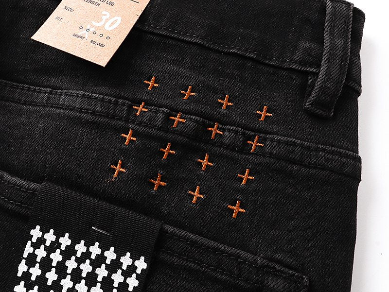 Ksubi Royalty Heroism Slim Tapered Black Jeans ¡ª detail