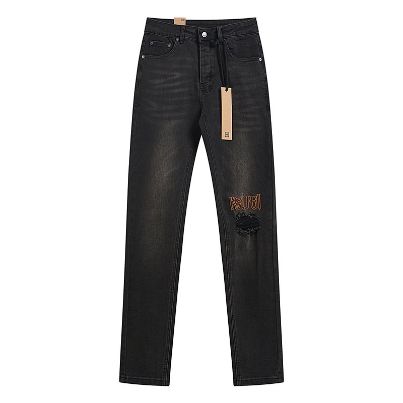 Ksubi Royalty Heroism Slim Tapered Black Jeans ¡ª front