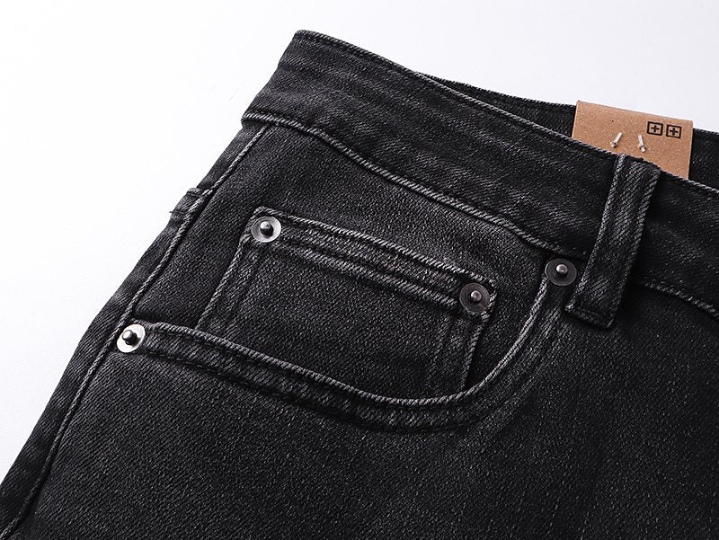 Ksubi Royalty Heroism Black Slim Tapered Jeans ¡ª detail