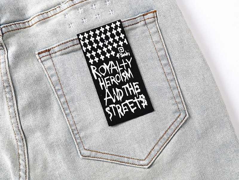 Ksubi Royalty Heroism Light Blue Slim Tapered Jeans ¡ª detail