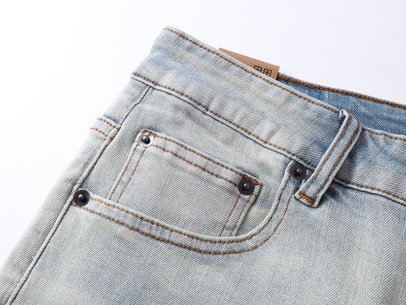 Ksubi Royalty Heroism Light Blue Slim Tapered Jeans ¡ª detail