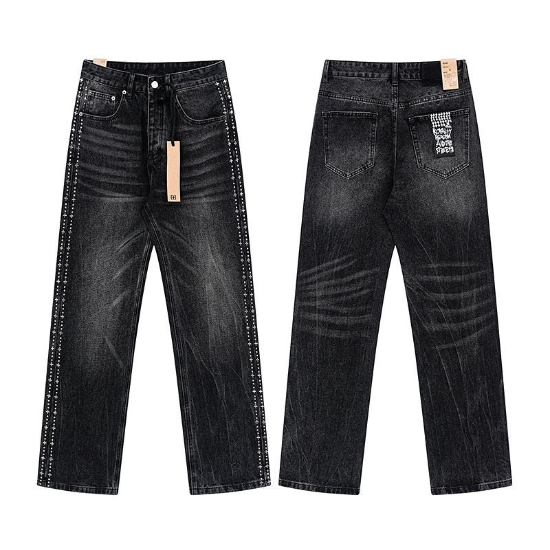 Ksubi Black Washed Straight-Leg Jeans ¡ª hero