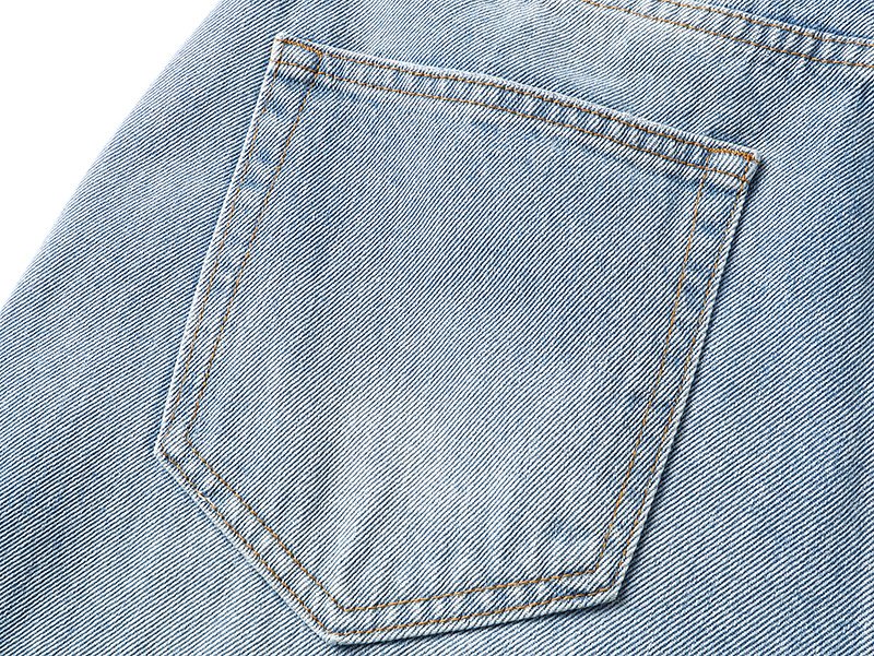 Ksubi Light Blue Embroidered Straight-Leg Jeans ¡ª detail