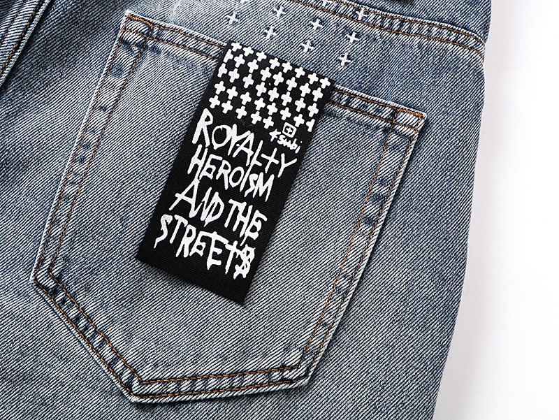 Ksubi Light Blue Straight-Leg Jeans ¡ª detail