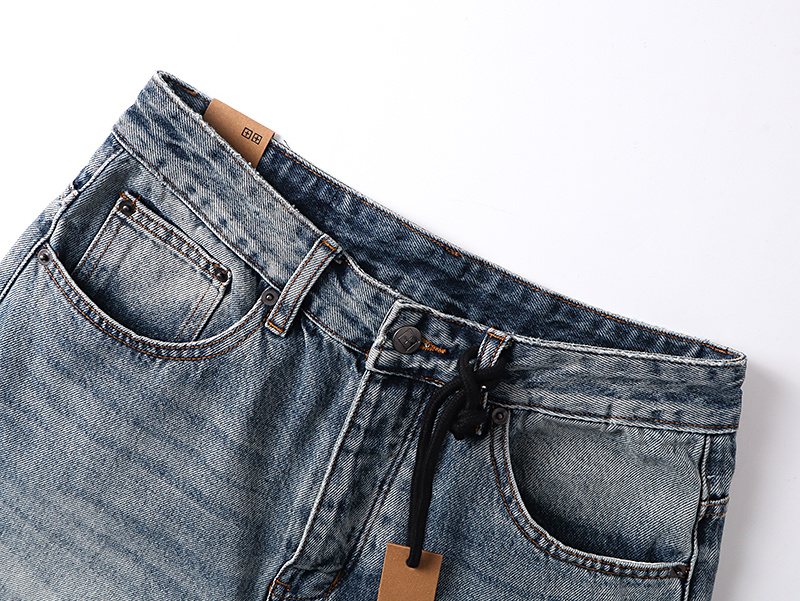Ksubi Light Blue Straight-Leg Jeans ¡ª detail
