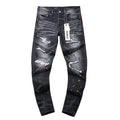 Purple Brand Black Distressed Paint Splatter Jeans ¡ª hero