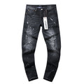 Purple Brand Black Paint Splatter Distressed Jeans ¡ª hero