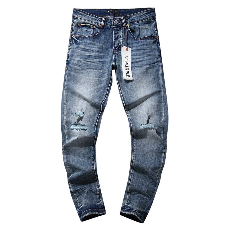 Purple Brand Distressed Blue Jeans ¡ª hero