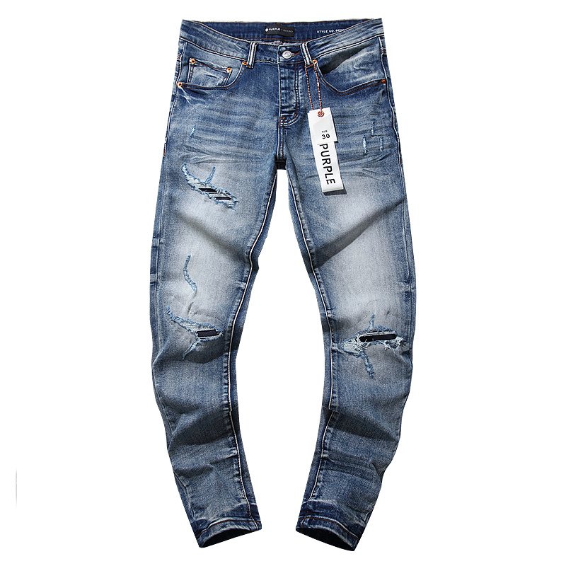 Purple Brand Distressed Blue Jeans ¡ª hero