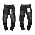 Purple Brand Black Washed Distressed Jeans ¡ª hero