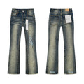 Purple Brand Blue Distressed Paint Splatter Jeans ¡ª hero