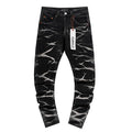 Purple Brand Black Washed Distressed Jeans ¡ª hero